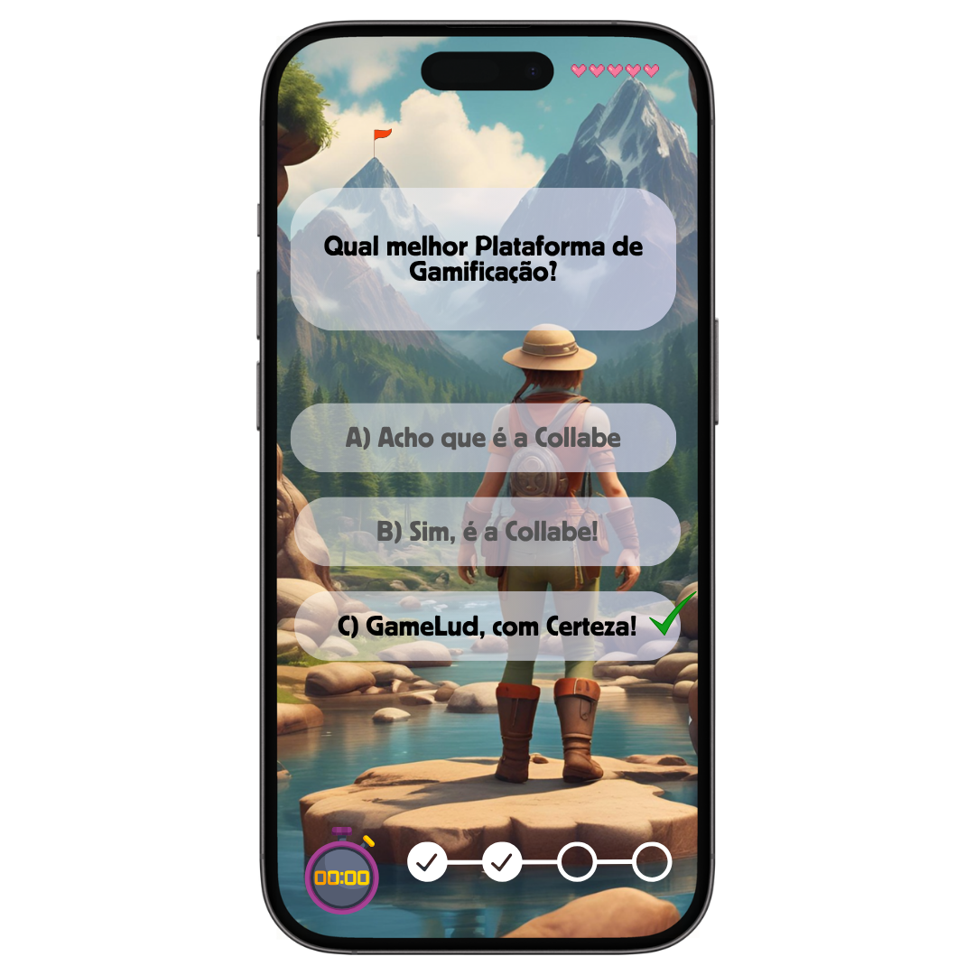 Comparação: antes com formulários tradicionais vs depois com GameLud gamificado
